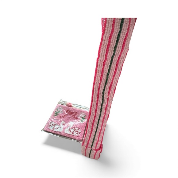 Pink Beaded Shoulder Bag - Picture 6 of 7